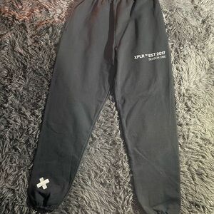 XPLR Black Joggers for Men